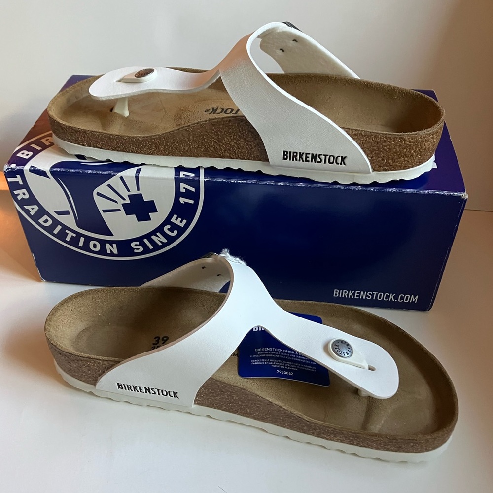 BIRKS! NWT NIB sz39 Gizeh style